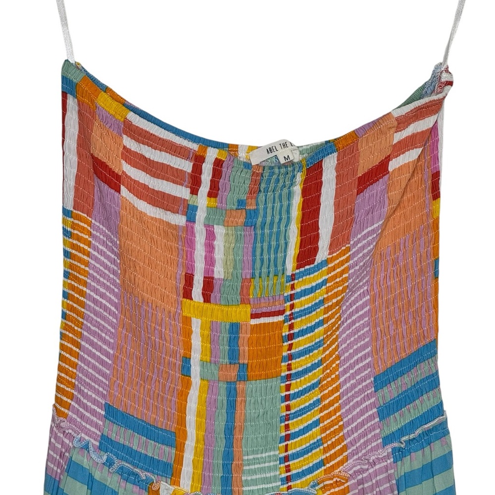 Anthropologie Abel The Label multi colored smocked Strapless Maxi Dress
Med, EUC - Picture 4 of 10